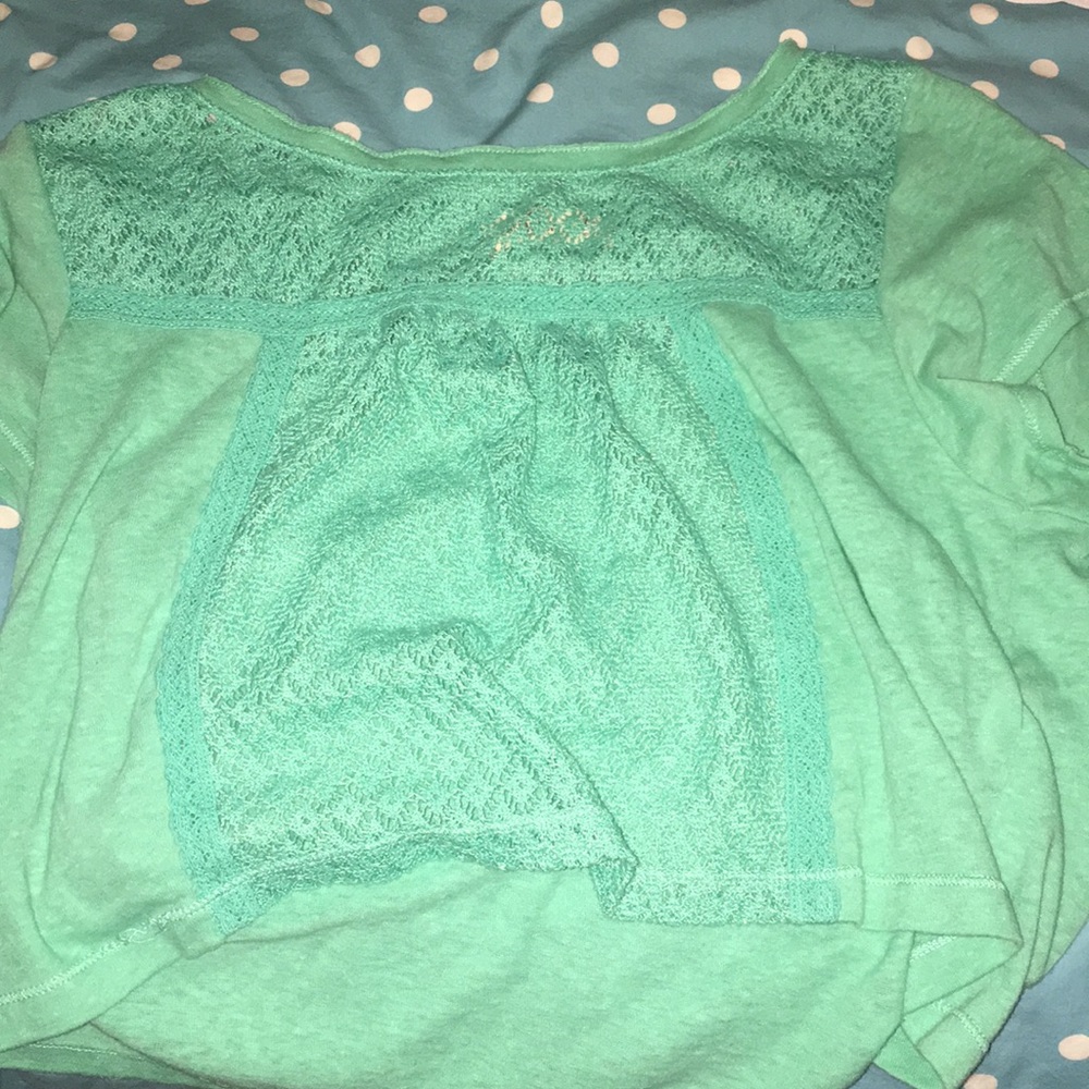 Green blouse